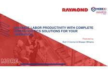 Maximize Labor Productivity with Complete Intralogistics Solutions for Your Operation