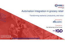 Automation Integration in grocery retail.  Transforming resilience, productivity, and value