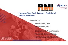 RMI (Rack Manufacturers Institute) of MHI Presents: Planning Your Rack System - Traditional and E-Commerce