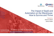The Impact of SaaS and Automation on the Warehouse: How to Survive and Thrive