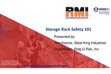 RMI (Rack Manufacturers Institute) of MHI presents: Storage Rack Safety 101